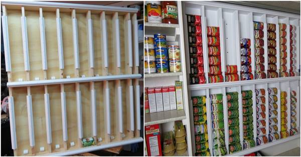 DIY Canned Food Organizer Tutorial