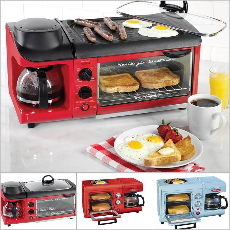 Creative Ideas - Nostalgia Electrics 3-in-1 Breakfast Station