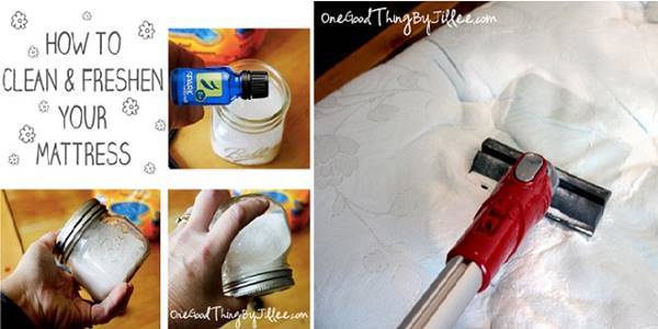 20+ Cleaning Hacks for The Hard To Clean Items In Your Home --> How to Clean and Freshen Your Mattress