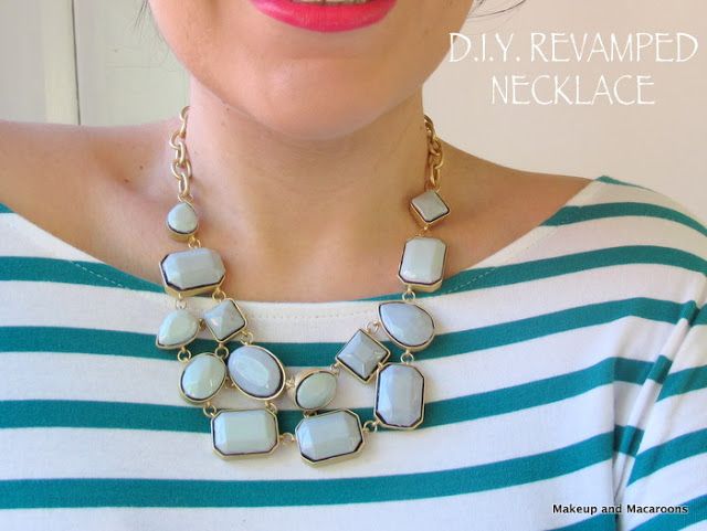 20+ Creative Uses of Nail Polish That You Need to Try --> DIY Revamp an Old Necklace with Nail Polish