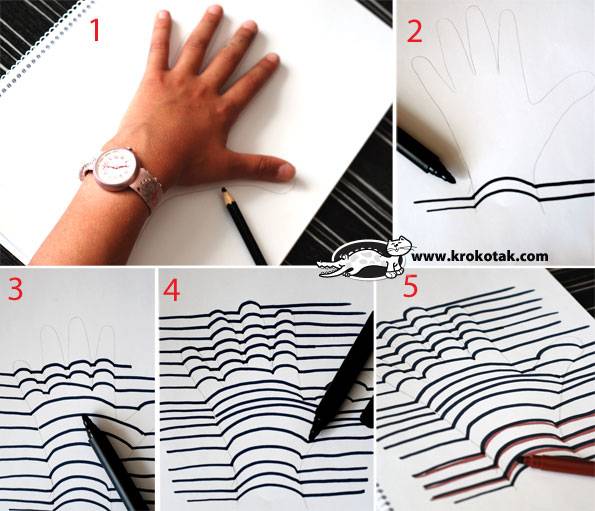 Creative Ideas - How to Make Easy 3D Drawing