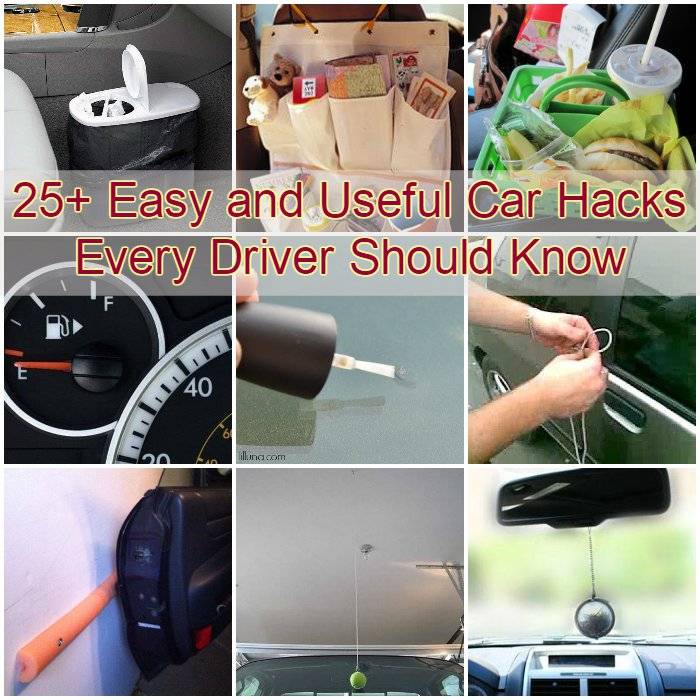 25+ Easy and Useful Car Hacks Every Driver Should Know