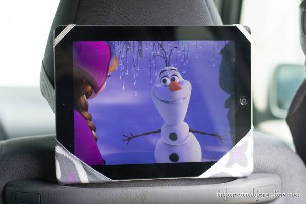 25+ Easy and Useful Car Hacks Every Driver Should Know --> DIY Ipad Holder for Your Car’s Headrest