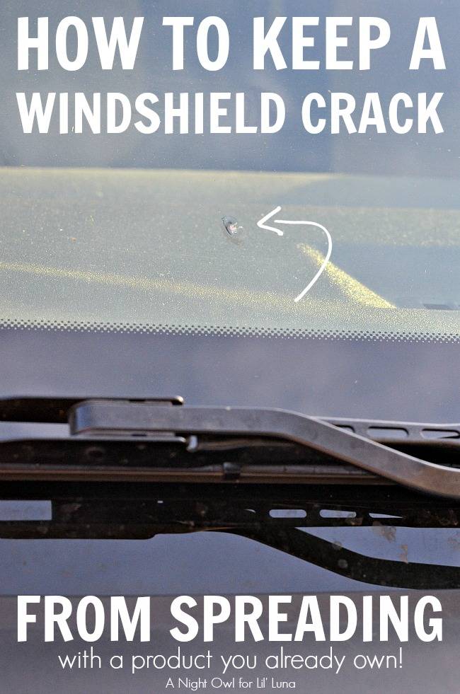 25+ Easy and Useful Car Hacks Every Driver Should Know --> Use Nail Polish to Keep a Windshield Crack from Spreading
