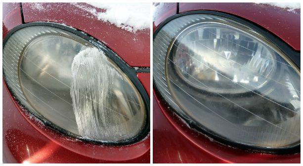 25+ Easy and Useful Car Hacks Every Driver Should Know --> Use Toothpaste to Clean Hazy Car Headlights