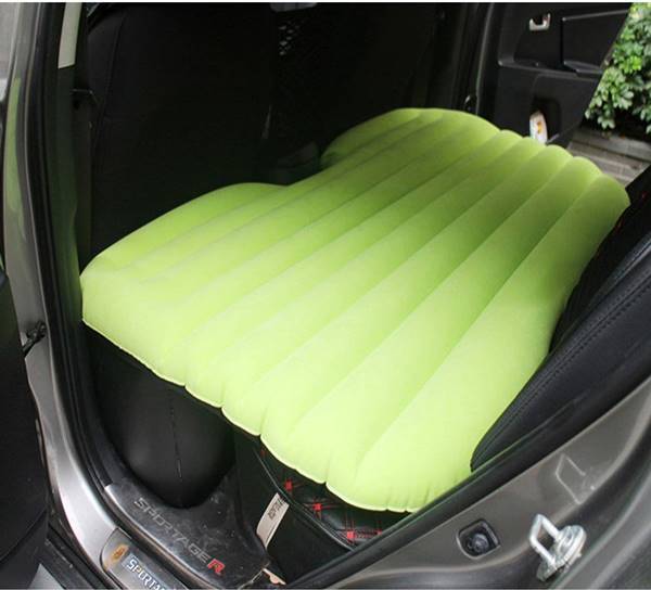 25+ Easy and Useful Car Hacks Every Driver Should Know --> Use an Inflatable Car Bed to Make a Comfortable Bed While Travelling