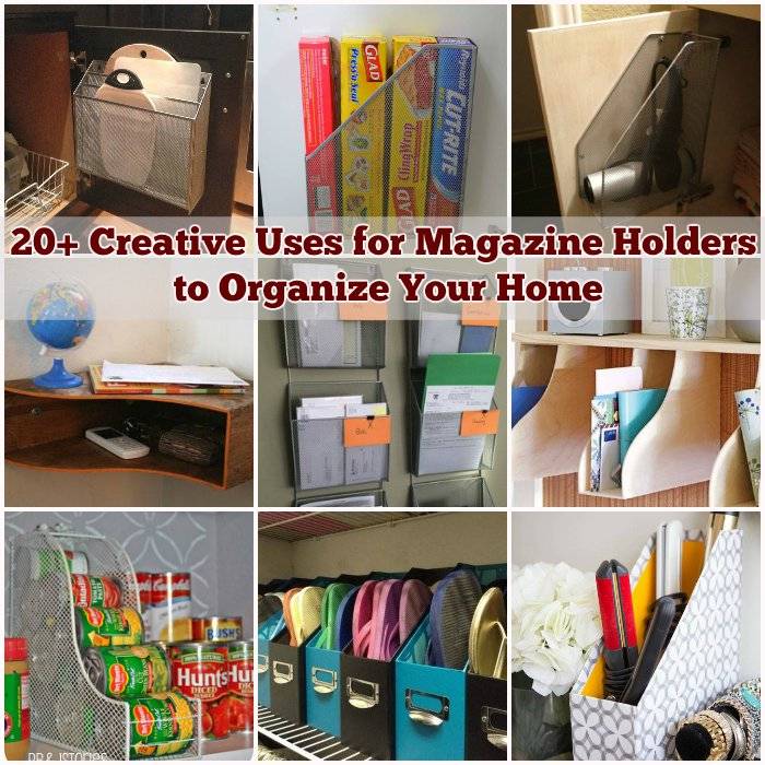 20+ Creative Uses for Magazine Holders to Organize Your Home