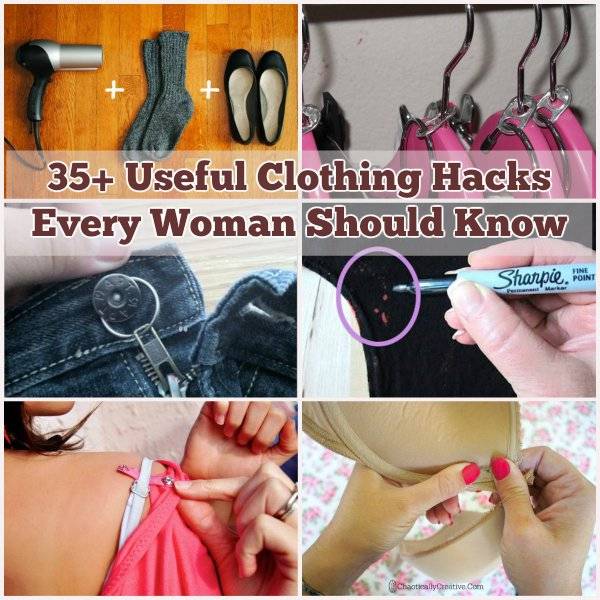 35+ Useful Clothing Hacks Every Woman Should Know