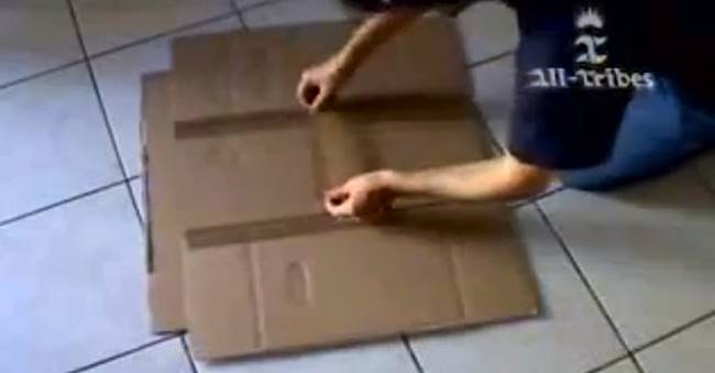 Creative Ideas - DIY Cardboard T-Shirt Folder