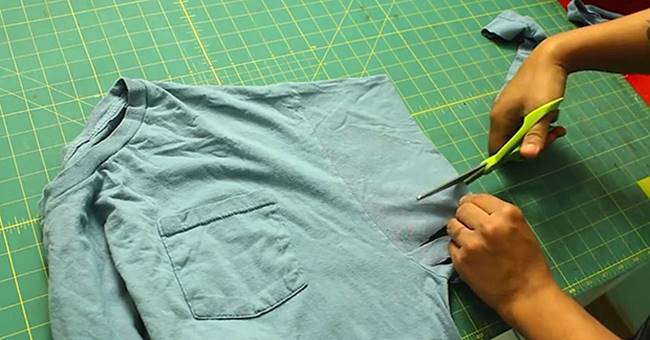 Creative Ideas - DIY No Sew Hobo Bag from Old T-shirt