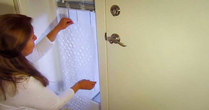 Creative Ideas - How to Insulate A Window With Bubble Wrap