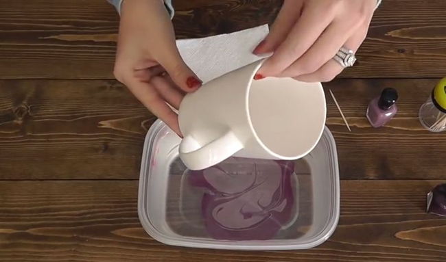 Creative Ideas - DIY Easy Watercolor Coffee Mugs