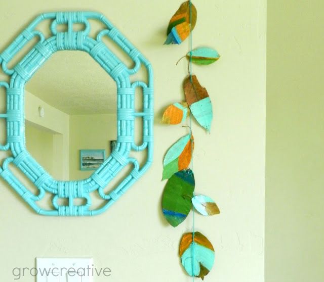 40+ Creative DIY Craft Projects with Fall Leaves --> Painted Fall Leaves