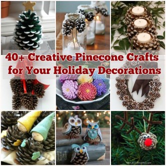 DIY Cute Pinecone Fairy Ornaments