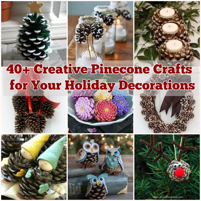 40+ Creative Pinecone Crafts for Your Holiday Decorations