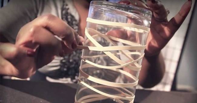 Creative Ideas - DIY Frosted Vase Wedding Centerpiece