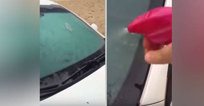 Creative Ideas - How to Clear Ice Off Your Windshield Easily