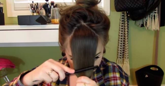 Creative Ideas - How to Cut Your Own Bangs