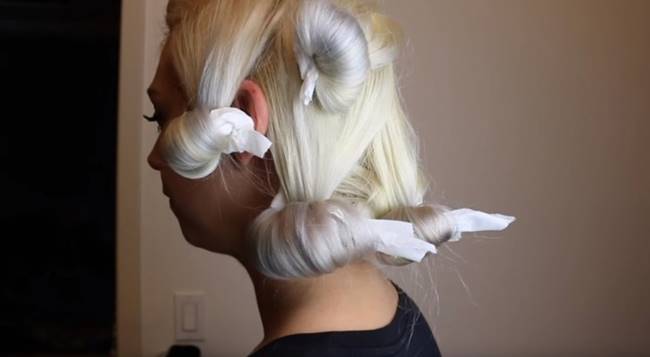 Creative Ideas - How to Make No Heat Hair Curls Using Toilet Paper