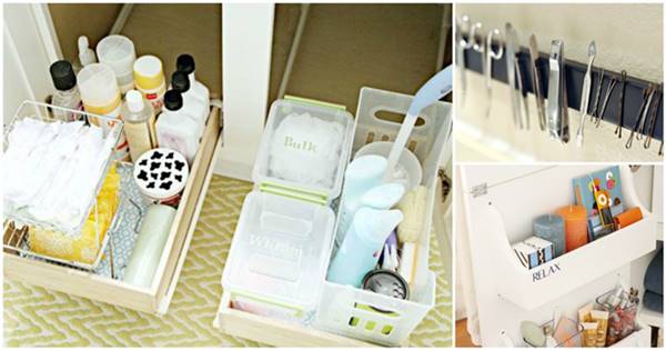 40+ Brilliant DIY Storage and Organization Hacks for Small Bathrooms