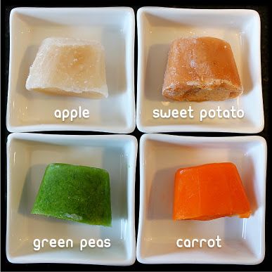 30+ Brilliant Mom Hacks That Will Make Your Life Easier --> Make your own baby food and freeze in ice cube trays for meal-size serveing.