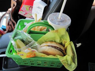 30+ Brilliant Mom Hacks That Will Make Your Life Easier --> Use a shower caddy as a food tray to keep food organized in the car.