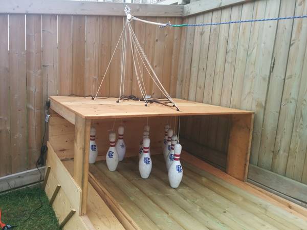 Creative Ideas - DIY Backyard Bowling Alley