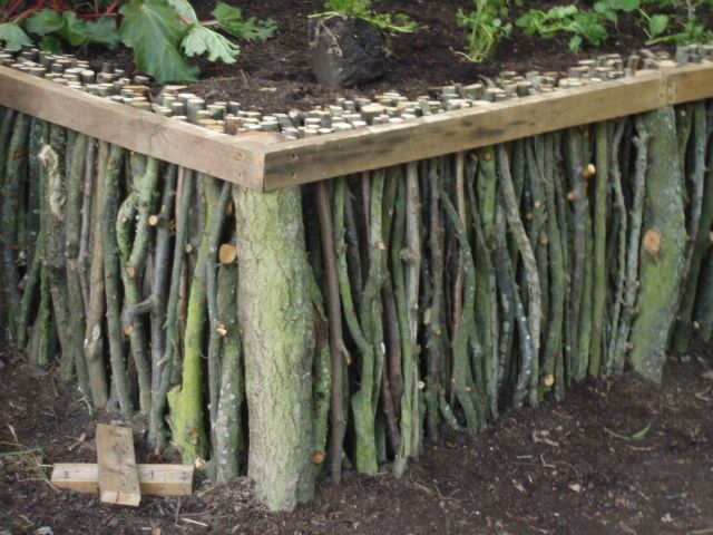 30+ Creative DIY Raised Garden Bed Ideas And Projects --> Natural Wood Raised Garden Bed