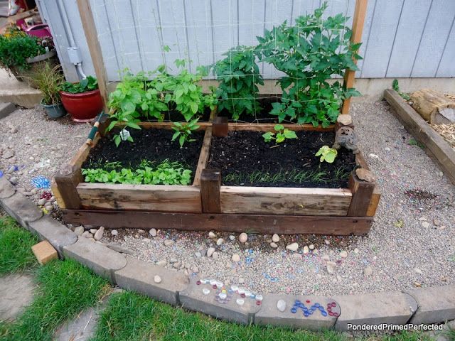 30+ Creative DIY Raised Garden Bed Ideas And Projects --> Bed Frame Turned Into Raised Garden Bed