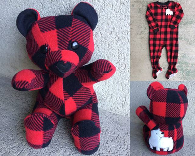 Creative Ideas – Turn Outgrown Baby Clothes Into Keepsake Teddy Bears