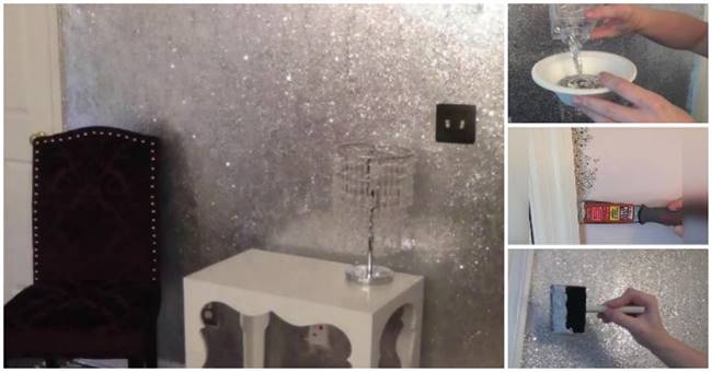 Creative Ideas - DIY Amazing Glitter Walls