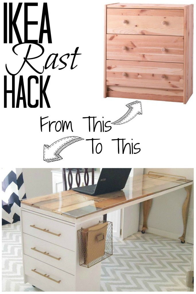 25+ Creative DIY Projects to Make a Craft Table --> Ikea Rast Hack: New Craftroom Desk
