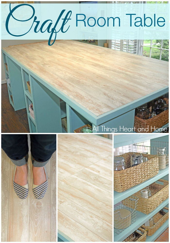 25+ Creative DIY Projects to Make a Craft Table --> DIY Craft Room Table