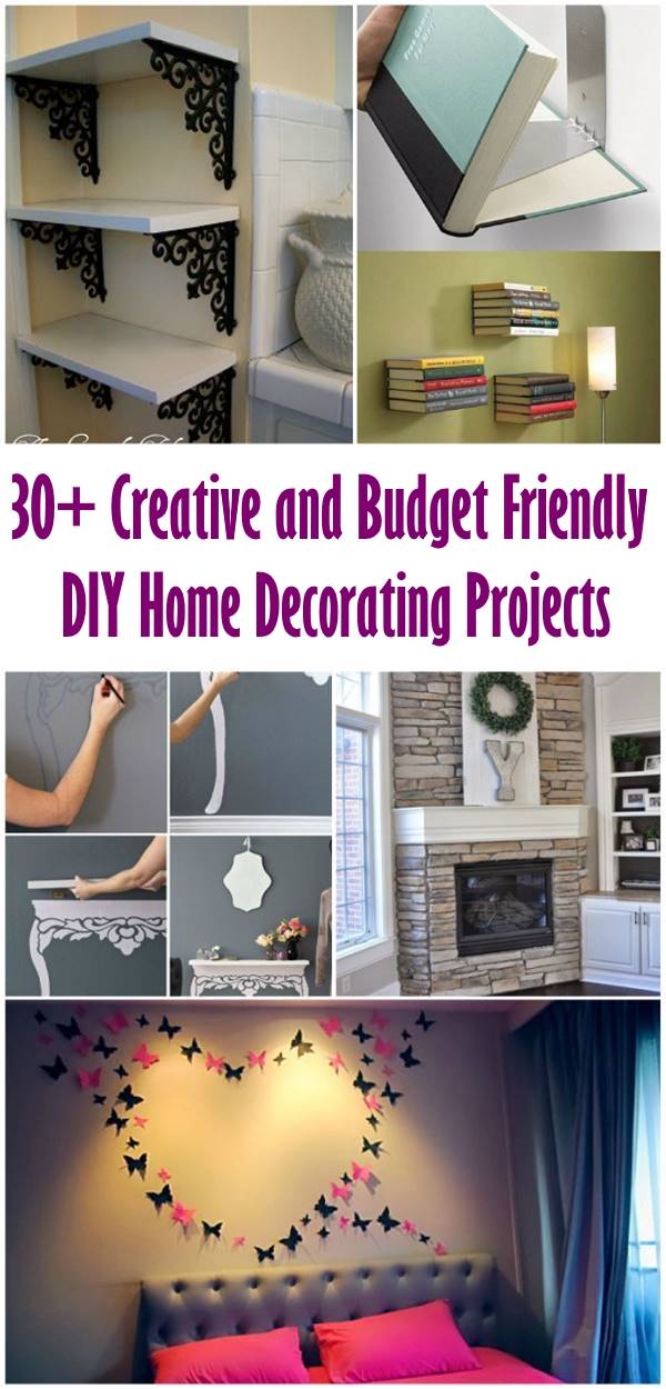30+ Creative and Budget Friendly DIY Home Decorating Projects