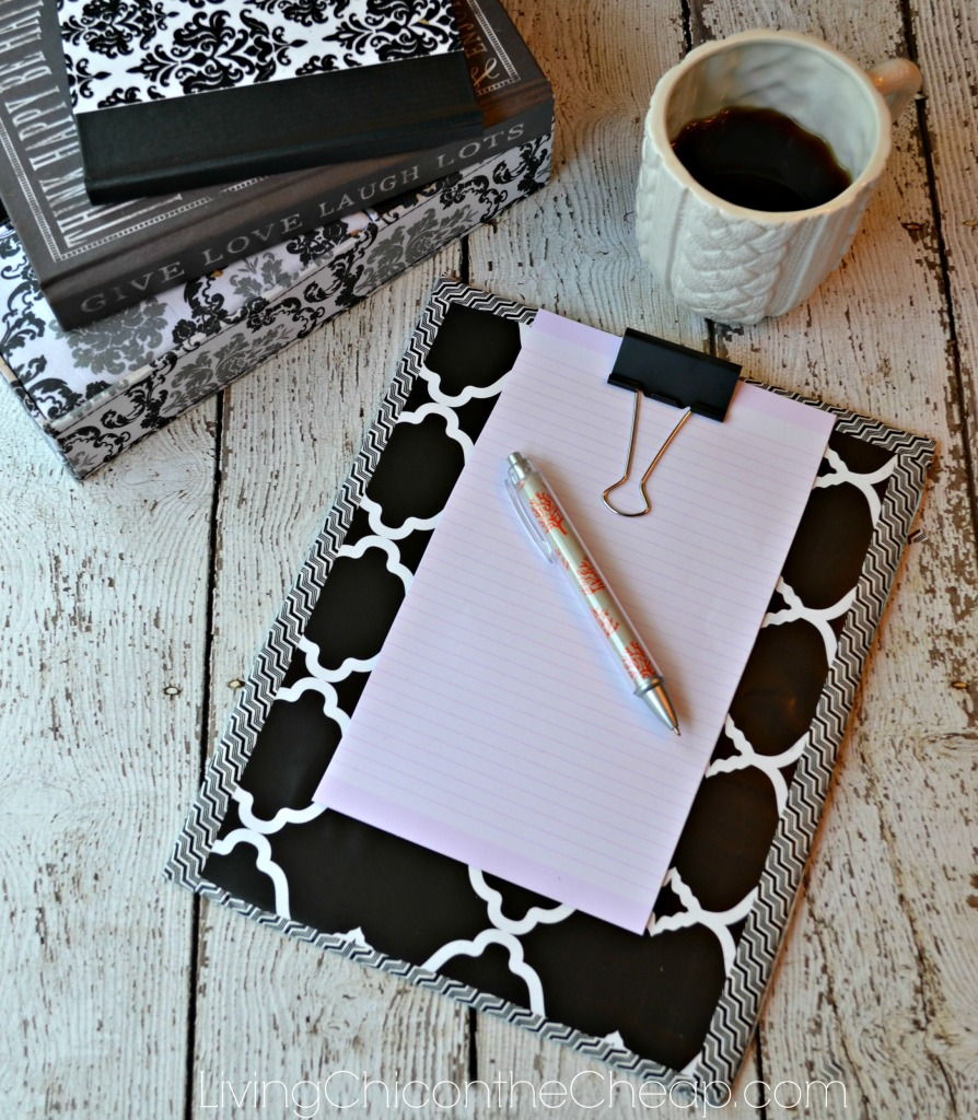 DIY Upcycled Clipboard