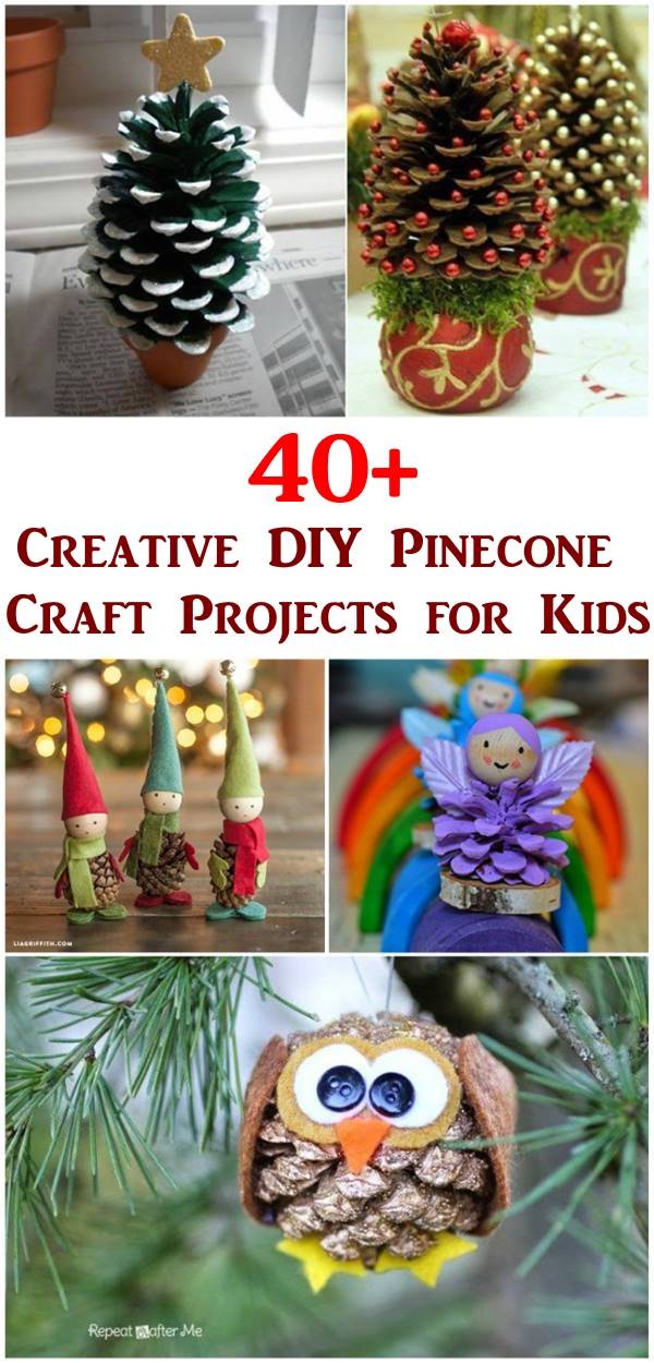 40+ Creative DIY Pinecone Craft Projects for Kids